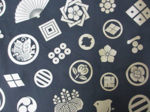 家紋柄の拡大図